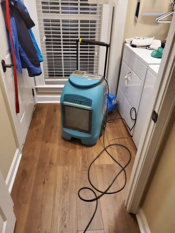Commercial dehumidifier deployed for Flood Damage Cleanup in Molalla